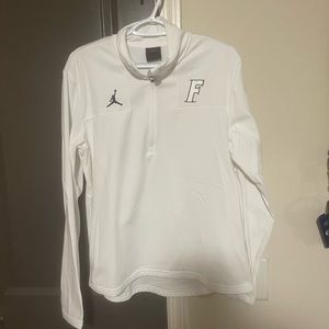 White Florida Gator Jordan QuarterZip
